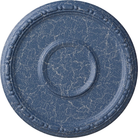 Ekena Millwork Medea Ceiling Medallion (Fits Canopies up to 5 1/2"), 16 1/2"OD x 1 1/2"P, Americana Crackle CM16MDAMC